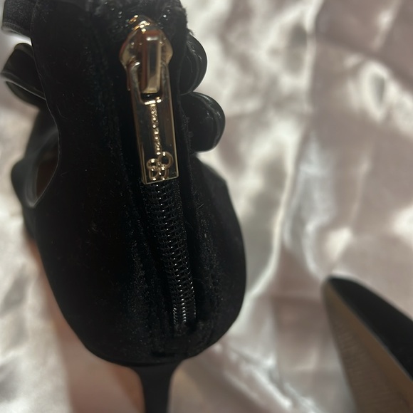 Jessica  Simpson Black Velvet High Heel Mary Jane - Picture 14 of 17